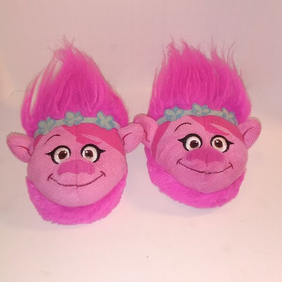 Dreamworks Shoes Girls Childs Slipper Trolls Poppy Size 56